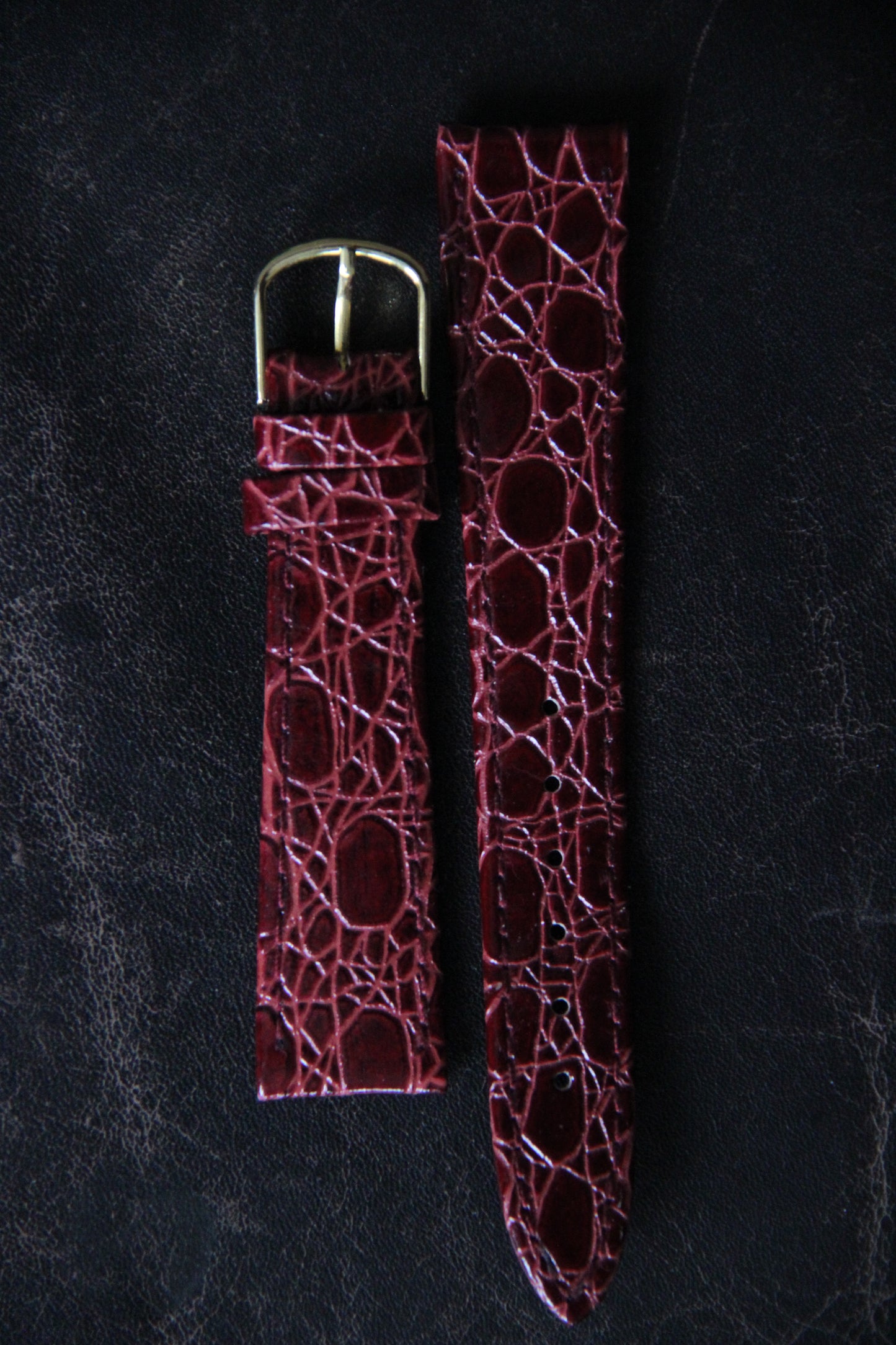 Bracelet Cuir Bordeaux
