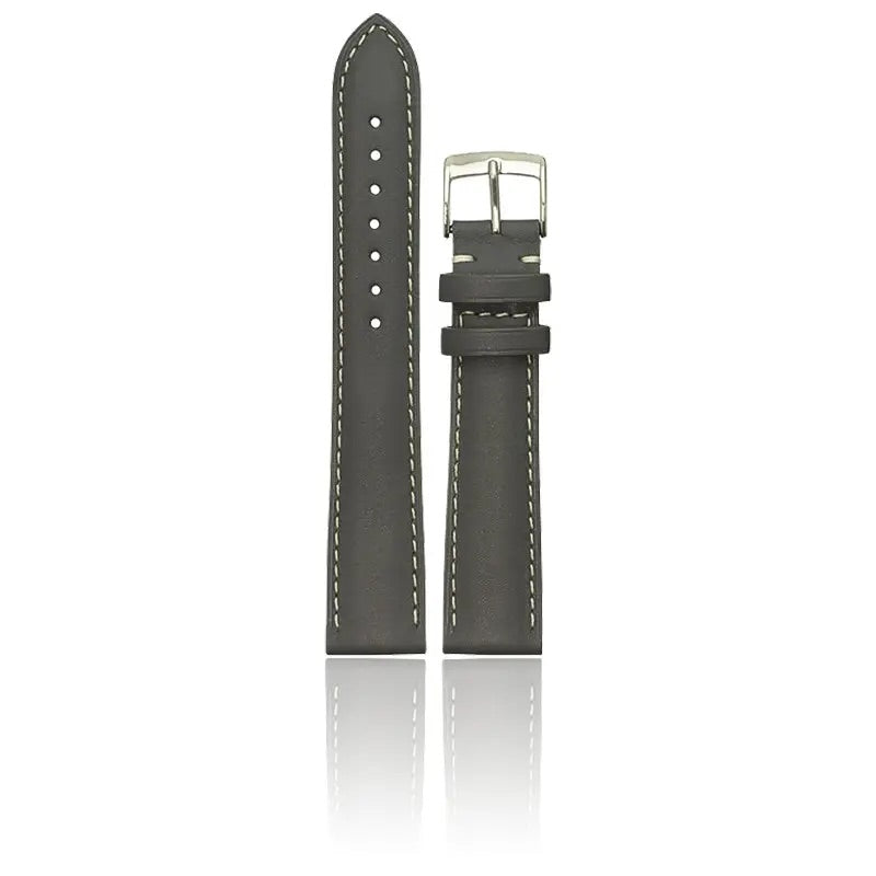 Bouveret Bastille-Armband aus anthrazitfarbenem Barenia-Kalbsleder Couture