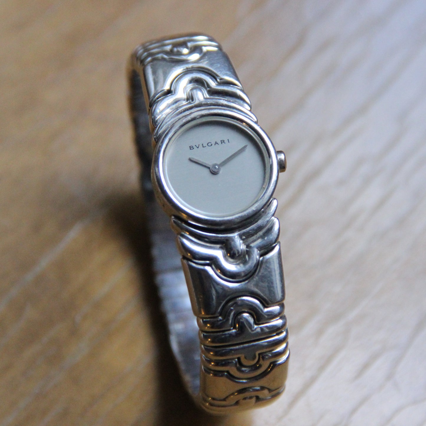 Bvlgari Parentesi Or Blanc Et Boucles Or Et Diamants