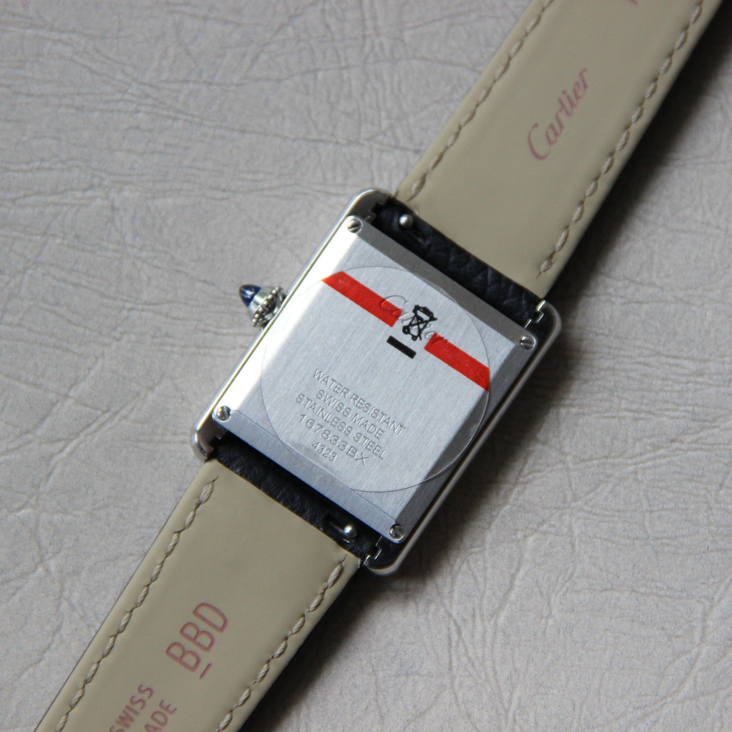 Cartier Tank Must Large Model Reference WSTA0052 Caliber 157 Full Set 2022 (Leather or steel strap of your choice)
