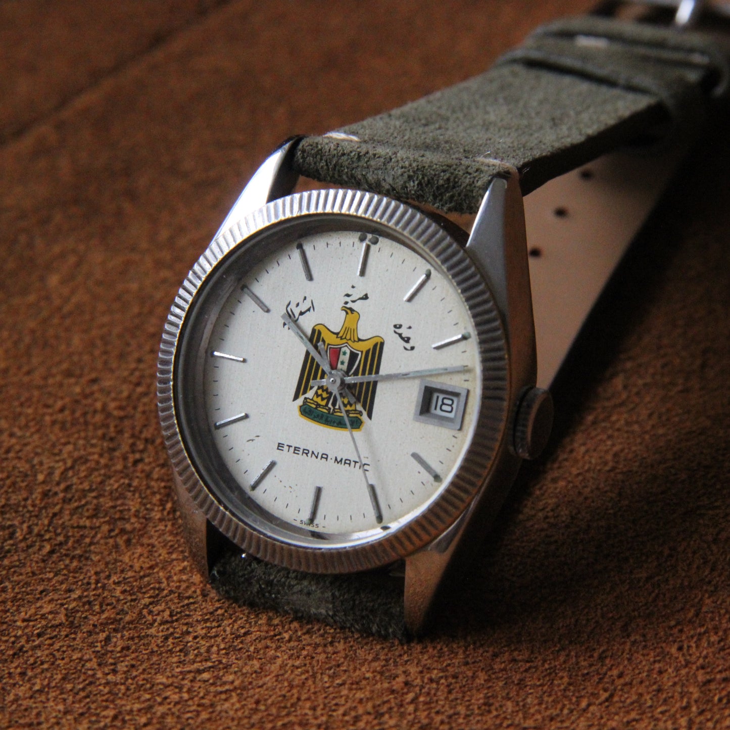 Eterna Matic Pour L'Armée Iraquienne Calibre ETA 2872 1980/1990