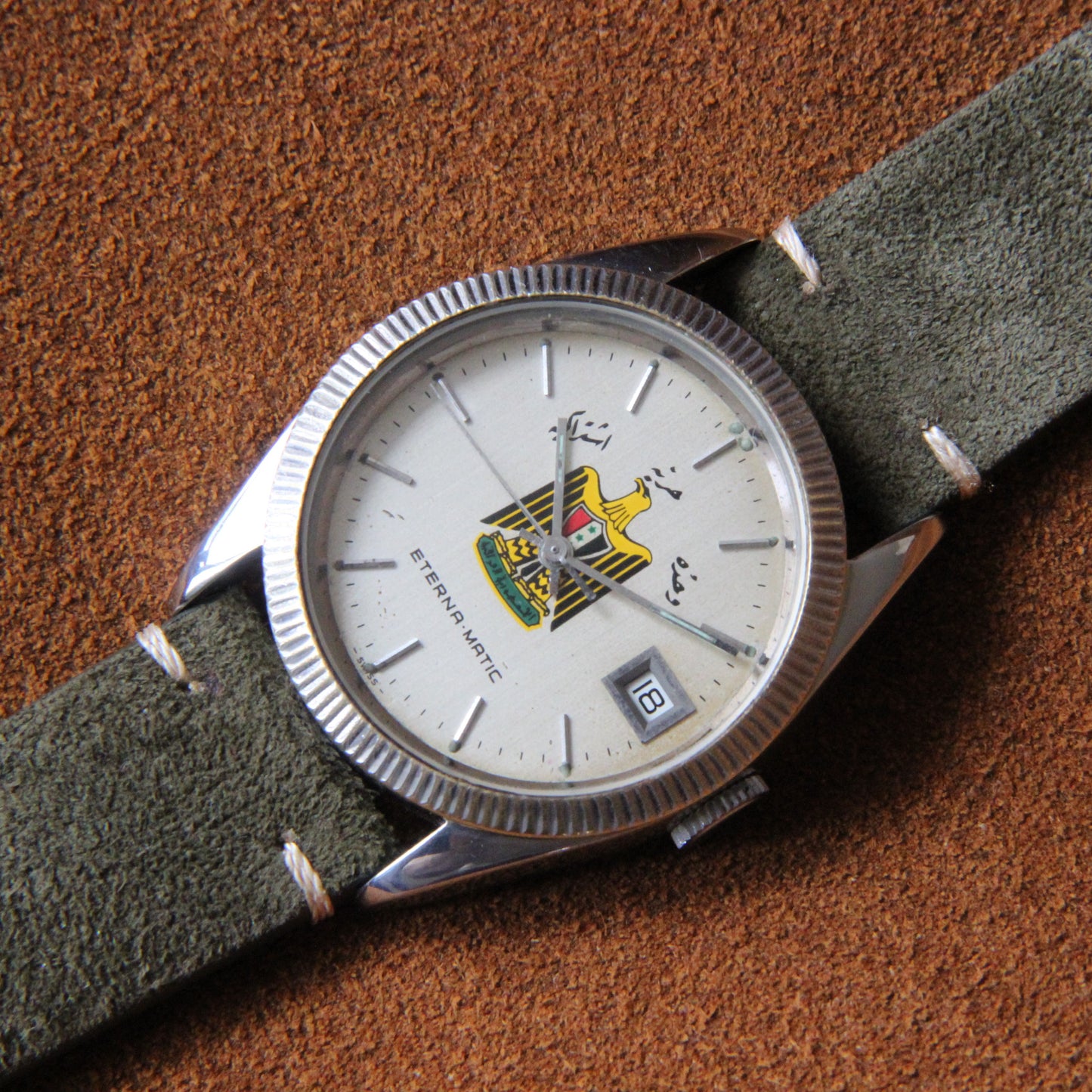 Eterna Matic Pour L'Armée Iraquienne Calibre ETA 2872 1980/1990