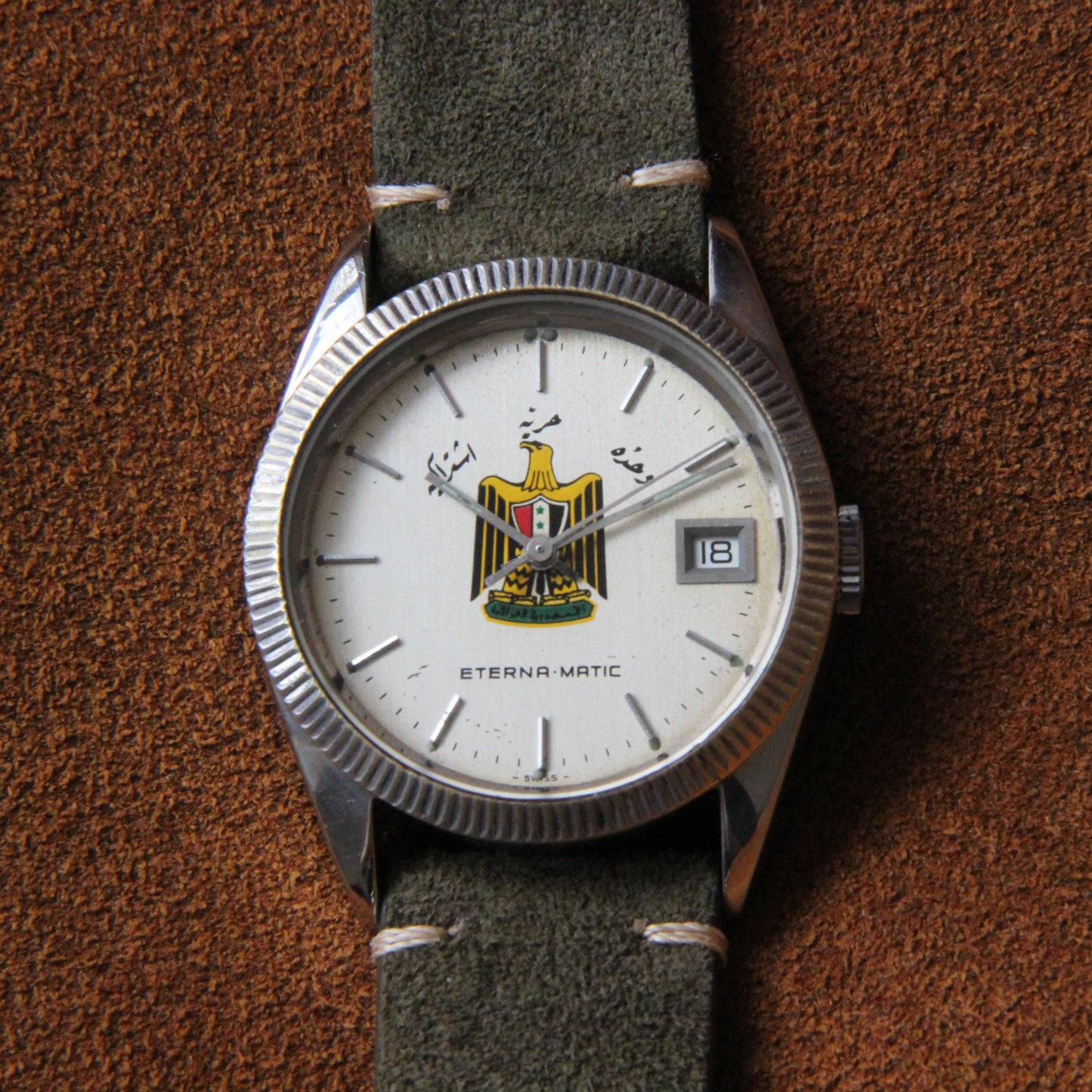 Eterna Matic Pour L'Armée Iraquienne Calibre ETA 2872 1980/1990