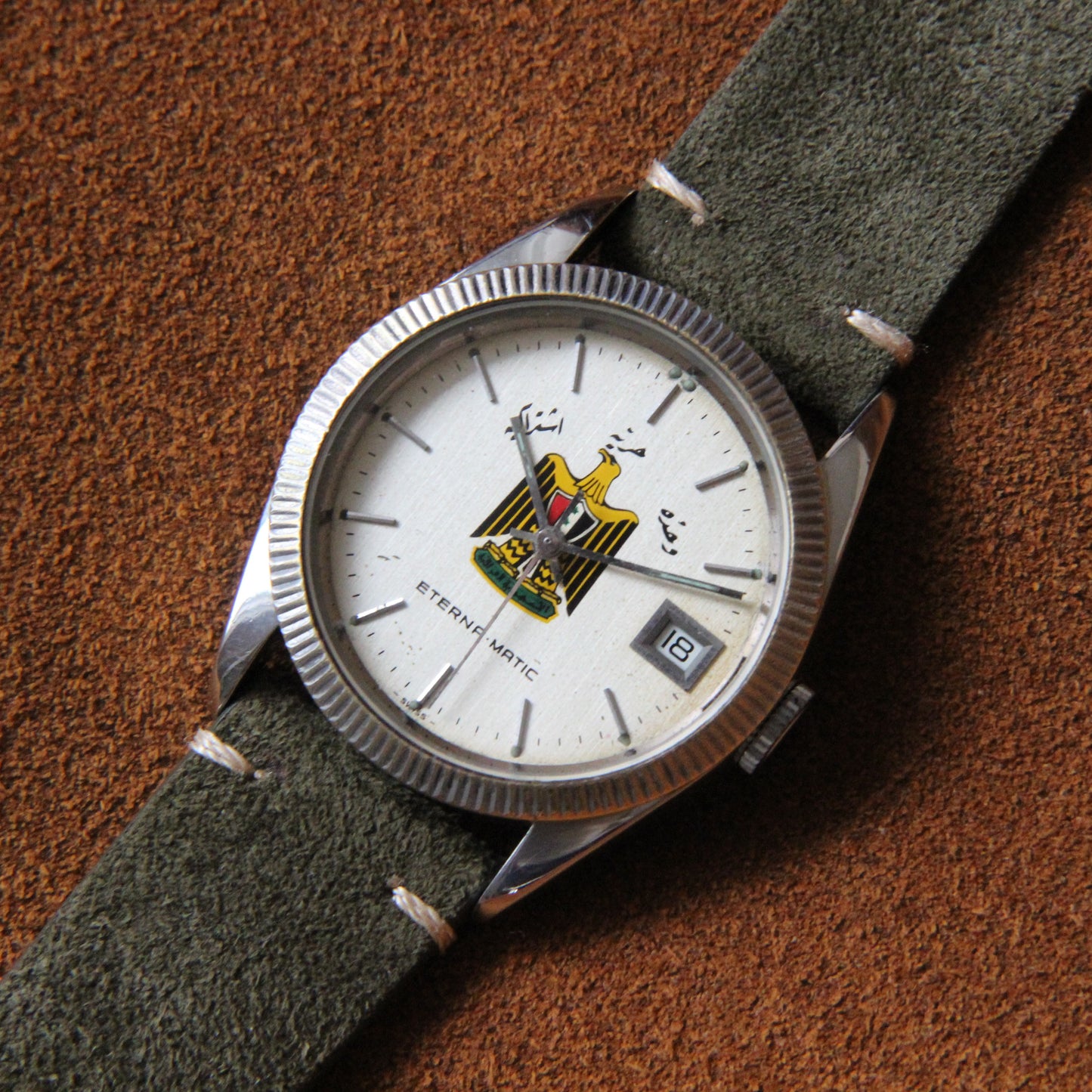 Eterna Matic Pour L'Armée Iraquienne Calibre ETA 2872 1980/1990