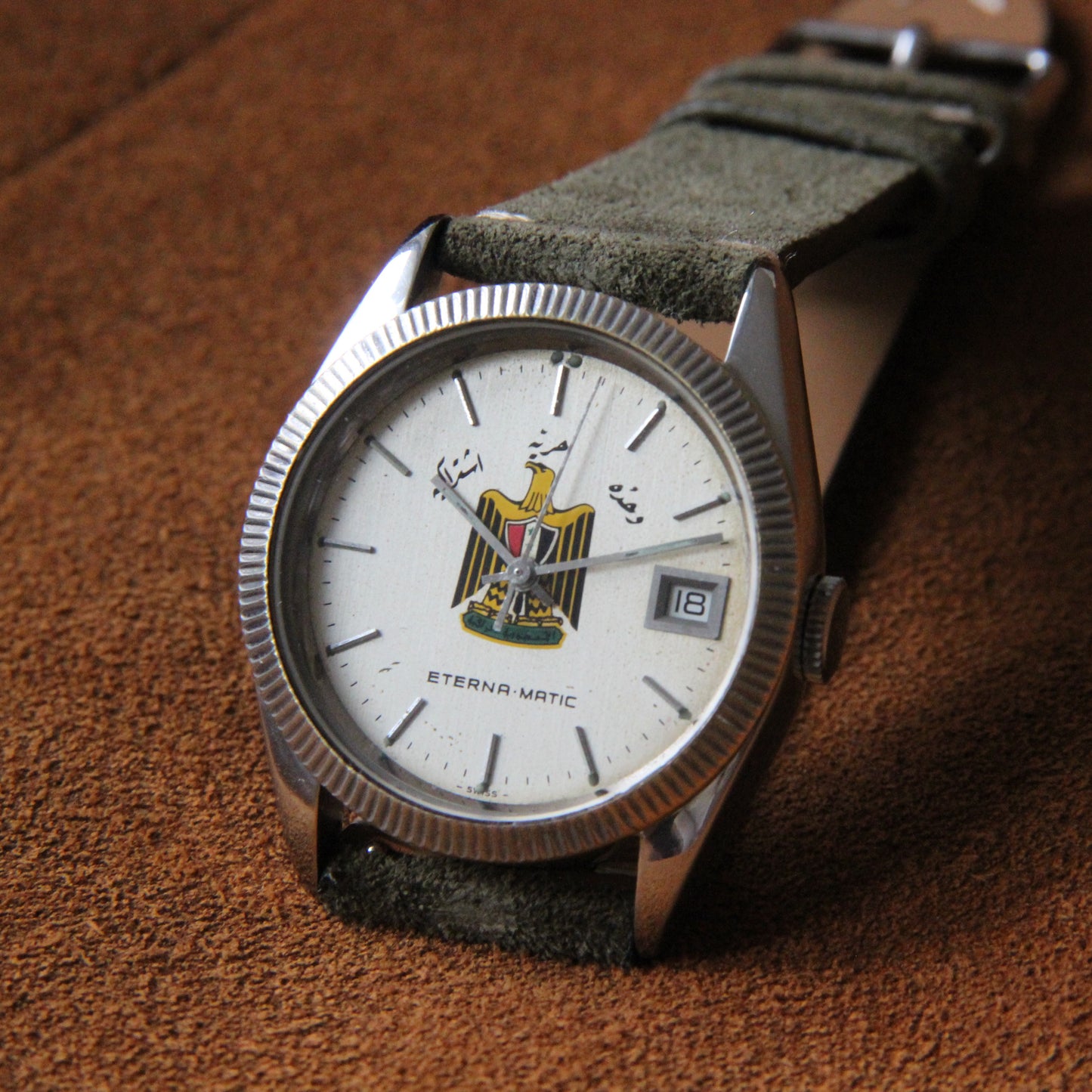 Eterna Matic Pour L'Armée Iraquienne Calibre ETA 2872 1980/1990