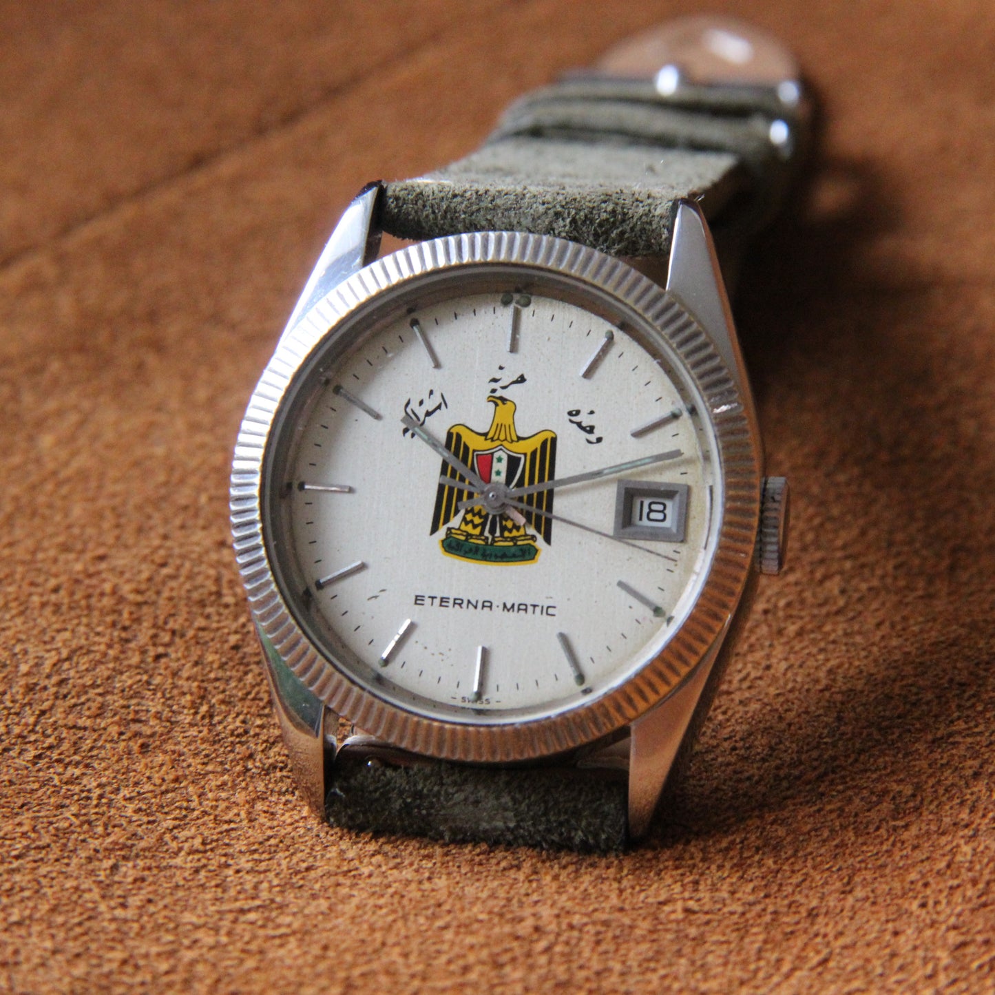 Eterna Matic Pour L'Armée Iraquienne Calibre ETA 2872 1980/1990