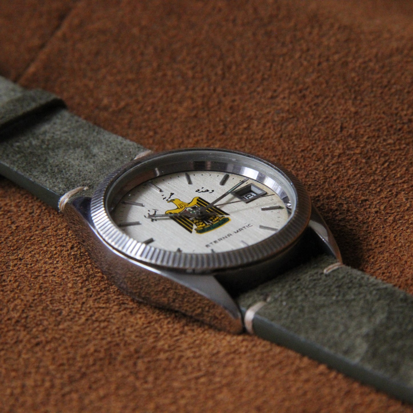 Eterna Matic Pour L'Armée Iraquienne Calibre ETA 2872 1980/1990