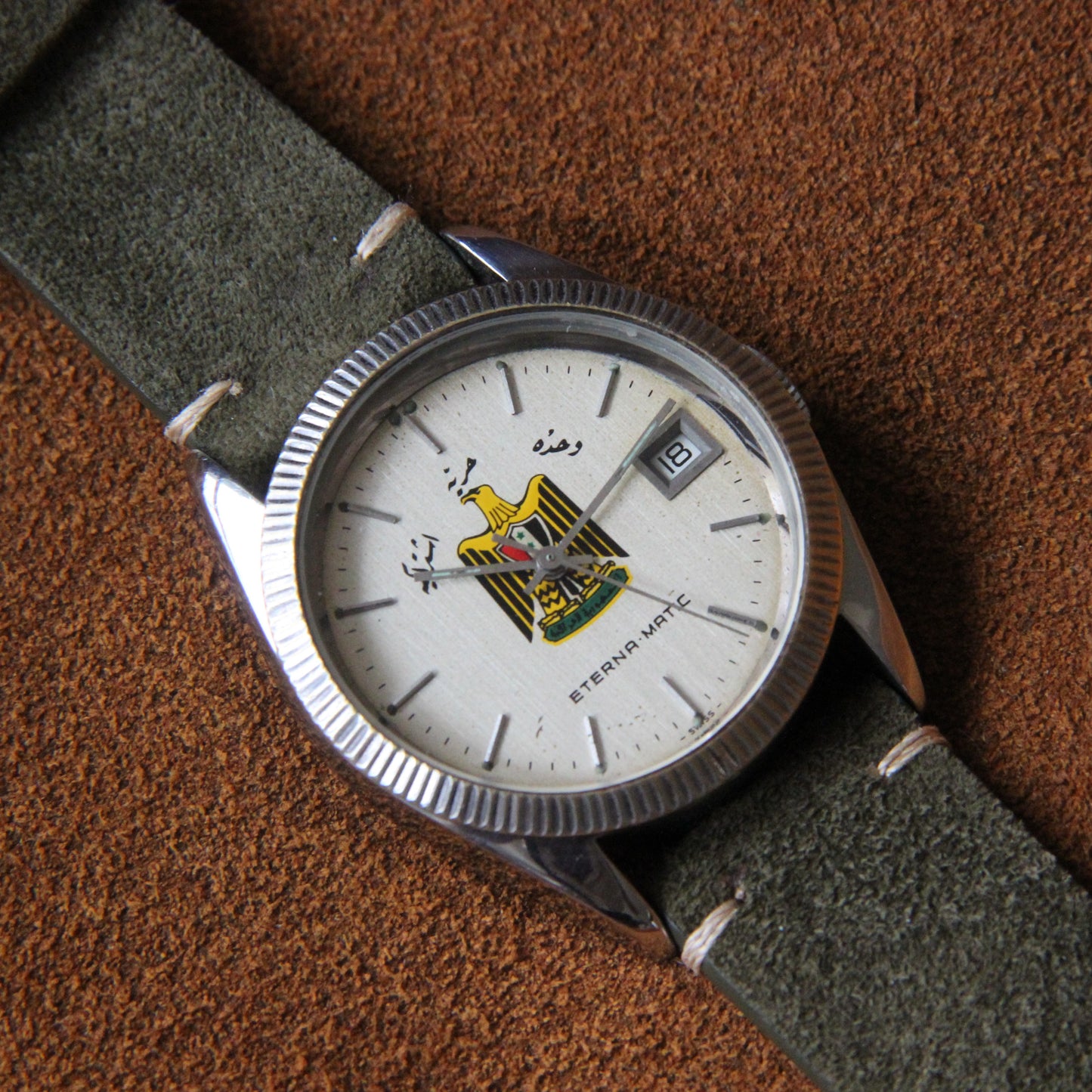 Eterna Matic Pour L'Armée Iraquienne Calibre ETA 2872 1980/1990