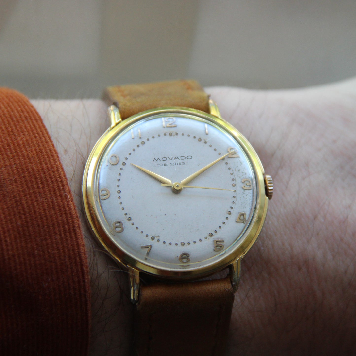 Movado Art Déco 1950's Référence 58633 Calibre 261A