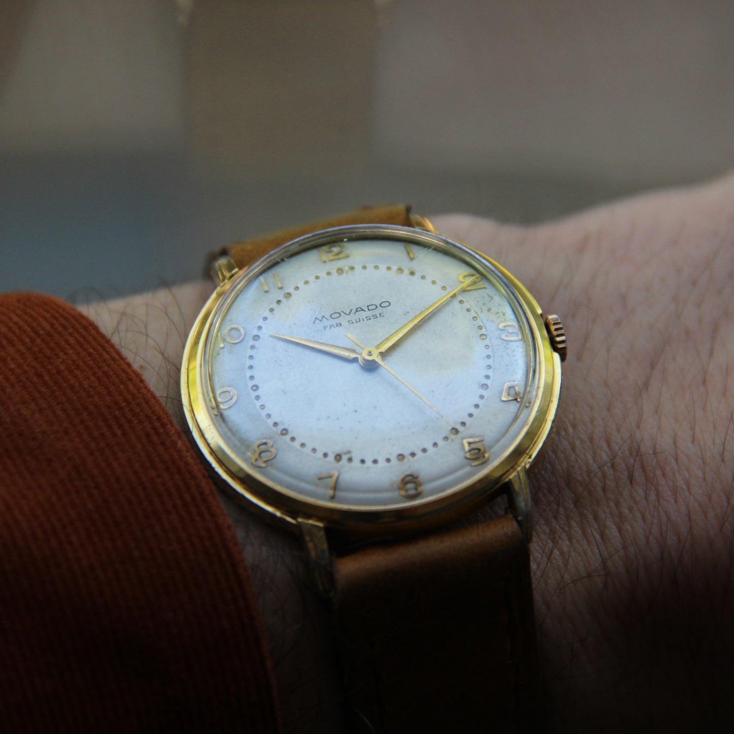 Movado Art Déco 1950's Référence 58633 Calibre 261A