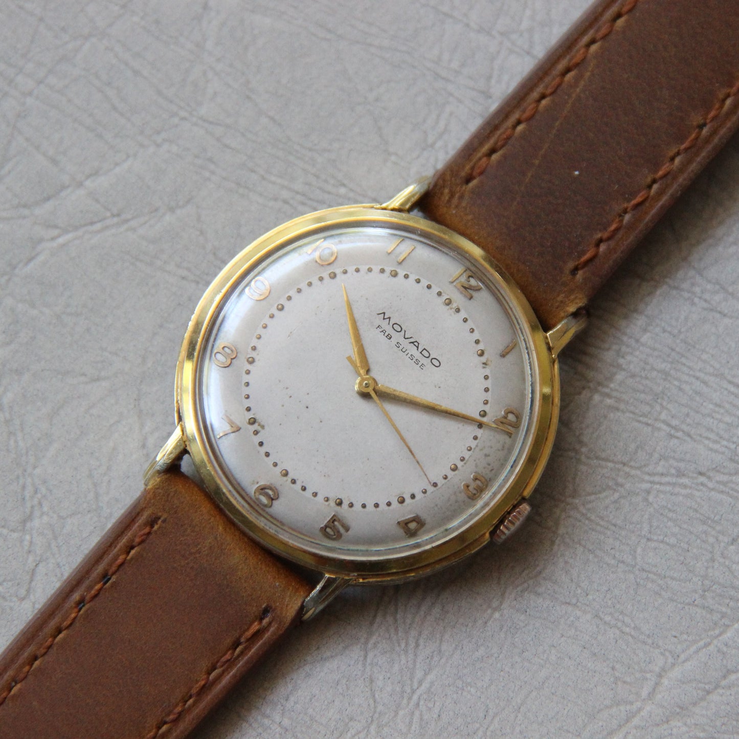Movado Art Déco 1950's Référence 58633 Calibre 261A