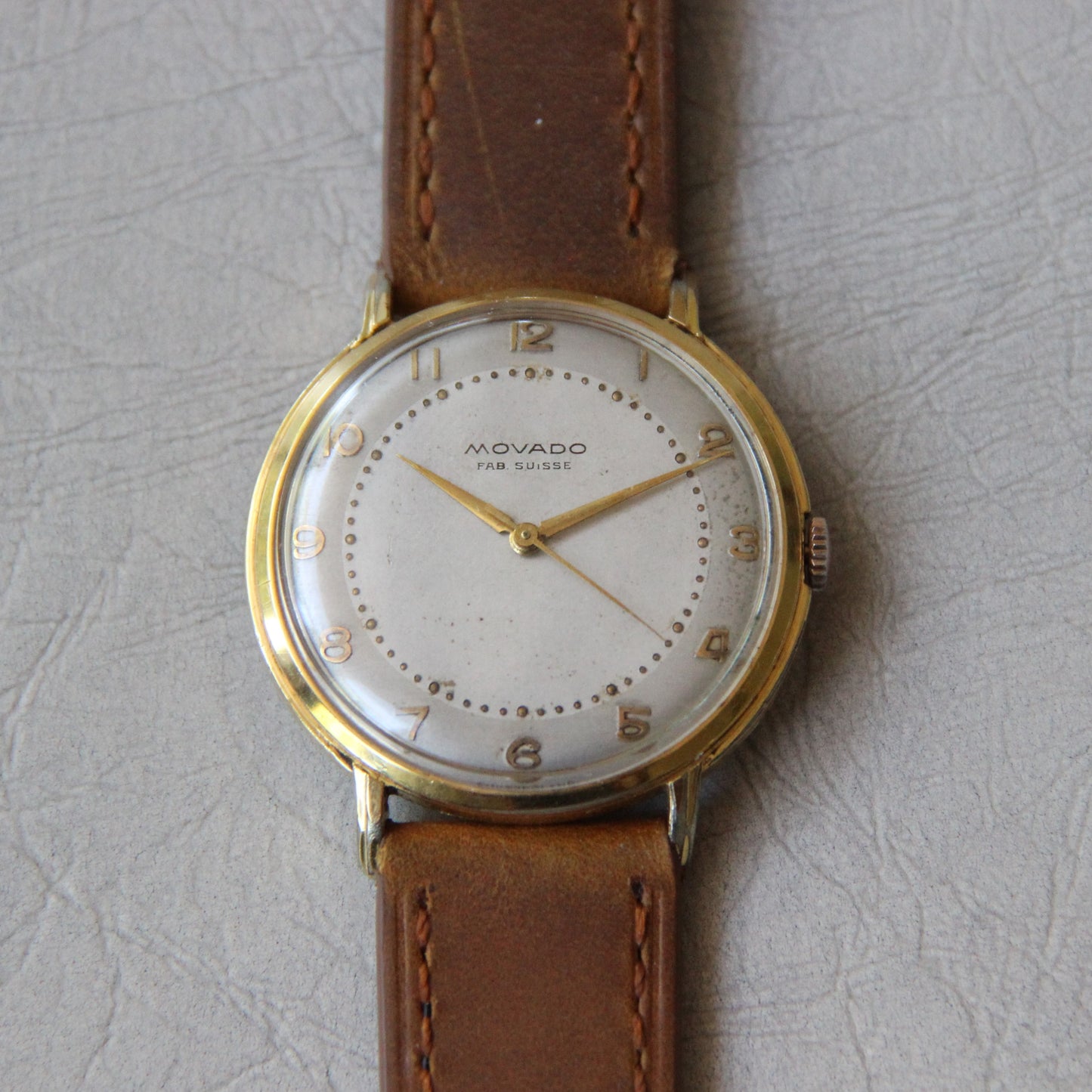 Movado Art Déco 1950's Référence 58633 Calibre 261A