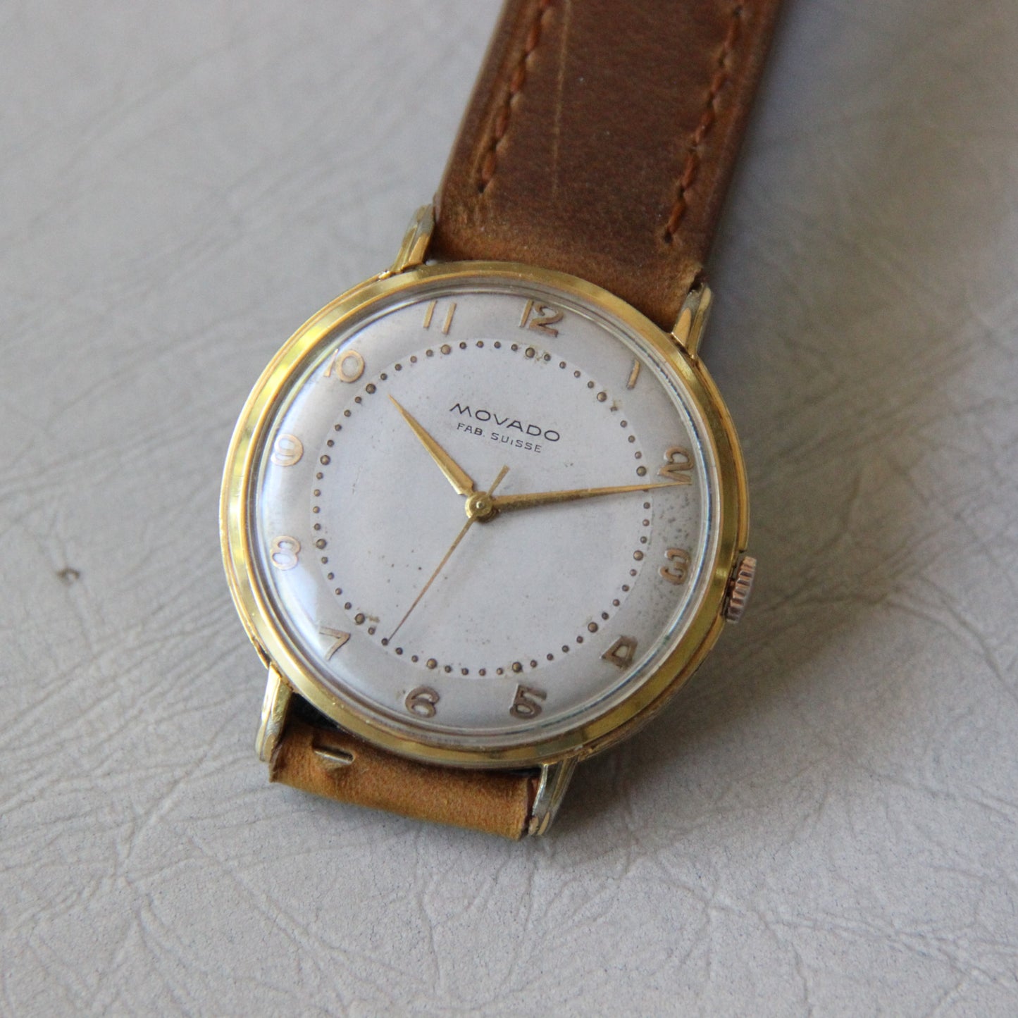 Movado Art Déco 1950's Référence 58633 Calibre 261A