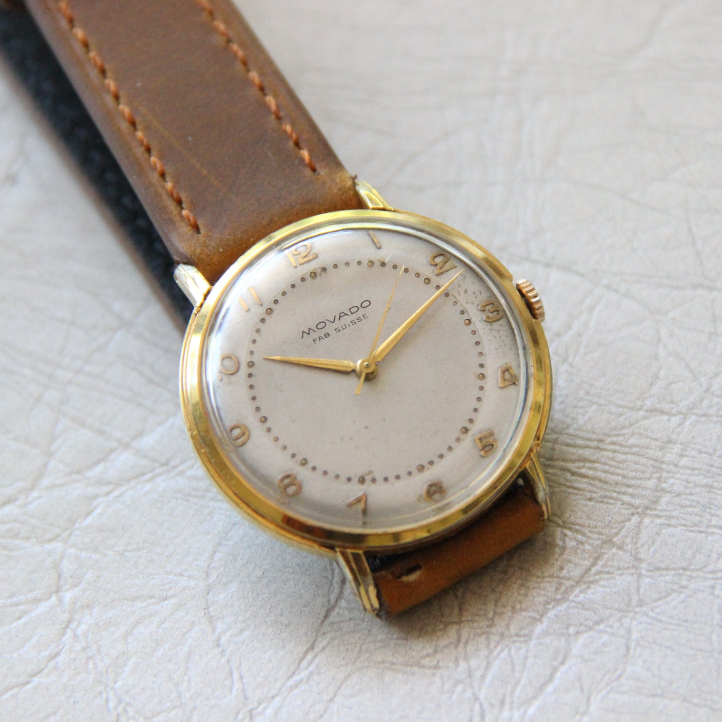 Movado Art Déco 1950's Référence 58633 Calibre 261A